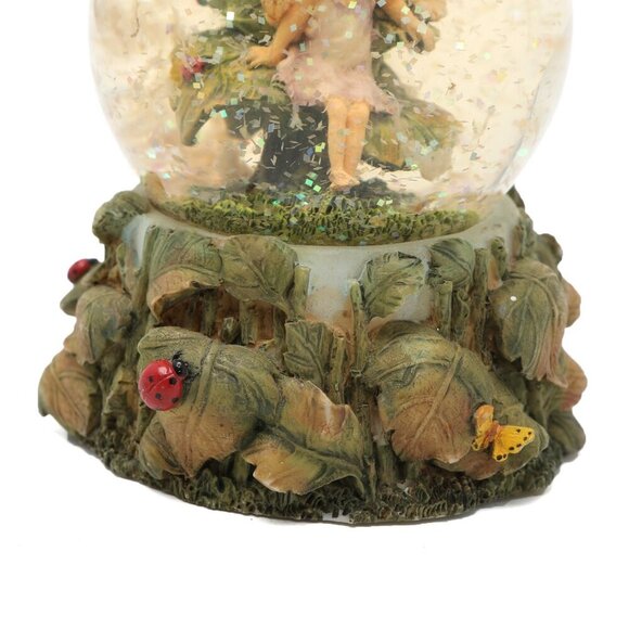 ZEMENO Resin Fairy Snow Globe Glitter Paperweight Forest Ladybug Fantasy Collect - Picture 9 of 10